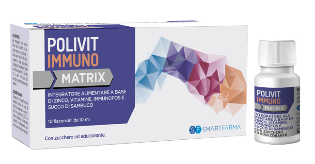 POLIVIT IMMUNO MATRIX 10 FLACONCINI DA 10 ML - Farmacia Dott. Pasquale Russo