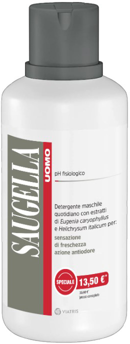SAUGELLA UOMO DETERGENTE 500 ML TAGLIO PREZZO - Farmacia Dott. Pasquale Russo