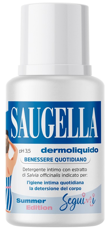 SAUGELLA DERMOLIQUIDO PH 3,5 BENESSERE QUOTIDIANO DETERGENTE INTIMO 100 ML - Farmacia Dott. Pasquale Russo