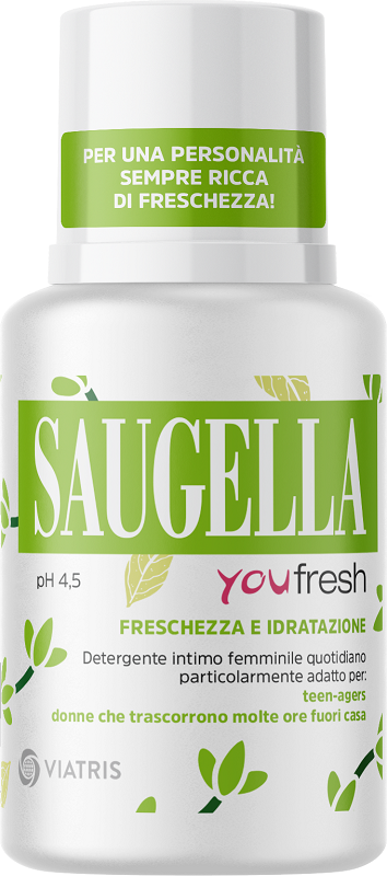 SAUGELLA YOU FRESH PH 4,5 FRESCHEZZA E IDRATAZIONE DETERGENTE INTIMO 100 ML - Farmacia Dott. Pasquale Russo