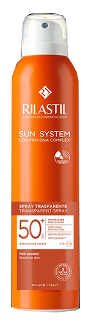 RILASTIL SUN SYSTEM TRASPARENT SPRAY SPF50+ 200 ML - Farmacia Dott. Pasquale Russo