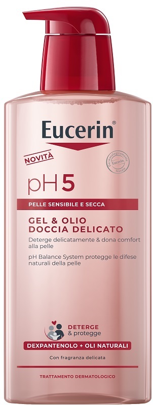 EUCERIN GEL & OLIO DOCCIA DELICATO 400 ML - Farmacia Dott. Pasquale Russo