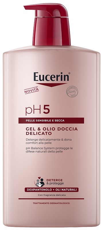 EUCERIN GEL & OLIO DOCCIA DELICATO 1 LITRO - Farmacia Dott. Pasquale Russo