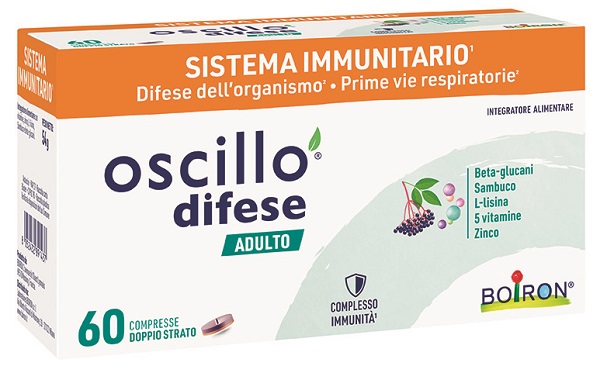 OSCILLO DIFESE ADULTO 60 COMPRESSE - Farmacia Dott. Pasquale Russo
