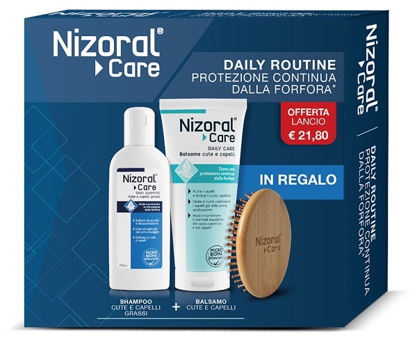 NIZORAL CARE DAILY ROUTINE PROTEZIONE CONTINUA DELLA FORFORA BIPACK 1 SHAMPOO 200 ML + 1 BALSAMO 200 ML + 1 GADGET - Farmacia Dott. Pasquale Russo