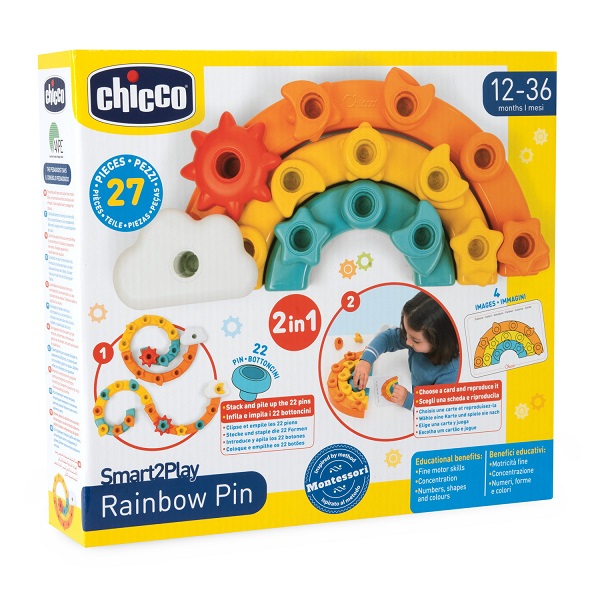 CHICCO GIOCO SMART2PLAY ARCOBALENO 2IN1 - Farmacia Dott. Pasquale Russo