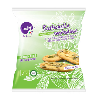 RUSTICHELLA CONTADINA BIO DI FAVE E CECI CON SEMI DI ZUCCA 35 G - Farmacia Dott. Pasquale Russo