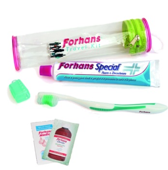DENTAL KIT FORHANS ADULTI SPAZZOLINO + DENTIFRICIO - Farmacia Dott. Pasquale Russo