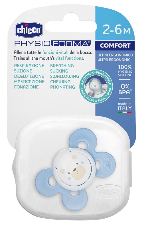 CHICCO SUCCHIETTO COMFORT BOY IN SILICONE 2-6 MESI 1 PEZZO - Farmacia Dott. Pasquale Russo