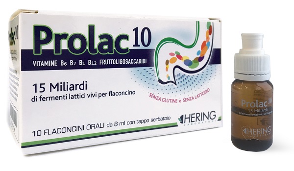 PROLAC10 FERMENTI LATTICI 15 MILIARDI 10 FLACONCINI 8 ML - Farmacia Dott. Pasquale Russo
