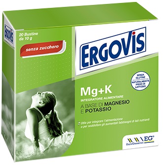 ERGOVIS MG+K SENZA ZUCCHERO 20 BUSTINE 5 G - Farmacia Dott. Pasquale Russo
