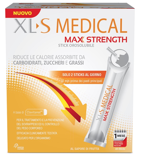 XLS MEDICAL MAX STRENGTH 60 STICK OROSOLUBILI - Farmacia Dott. Pasquale Russo