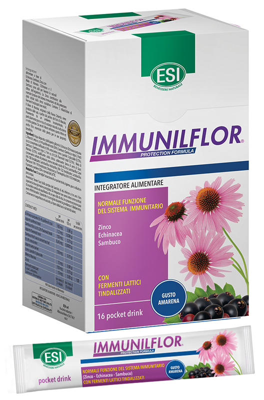 ESI IMMUNILFLOR POCKET DRINK 16 POCKET DRINK - Farmacia Dott. Pasquale Russo