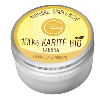 GESTI 100% KARITE' BIO 10 ML LIMONE DI SORRENTO LABBRA - Farmacia Dott. Pasquale Russo