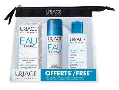 EAU THERMALE CREMA ALL'ACQUA LEGGERA 40 ML + ACQ MICELLARE THERMALE STRUCCANTE PER PELLE NORMALE E SECCA 100 ML + ACQUA THERMALE D'URIAGE SPRAY 50 ML - Farmacia Dott. Pasquale Russo