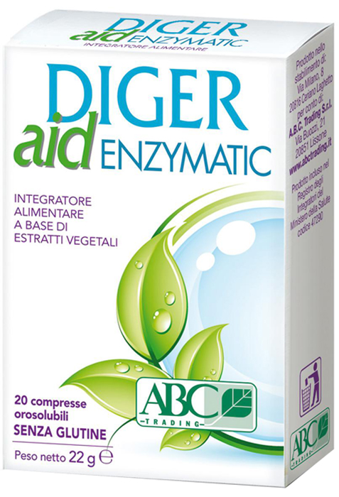 DIGER AID ENZYMATIC 20 COMPRESSE - Farmacia Dott. Pasquale Russo