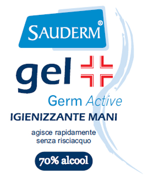 SAUDERM GEL GERM ACTIVE IGIENIZZANTE MANI 70% ALCOOL 100 ML - Farmacia Dott. Pasquale Russo