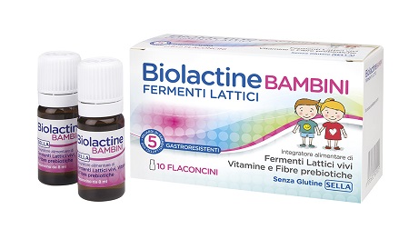 BIOLACTINE BAMBINI 10 FLACONCINI 8 ML - Farmacia Dott. Pasquale Russo
