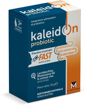 KALEIDON PROBIOTIC FAST BIANCO NATURALE 10 BUSTE OROSOLUBILI - Farmacia Dott. Pasquale Russo