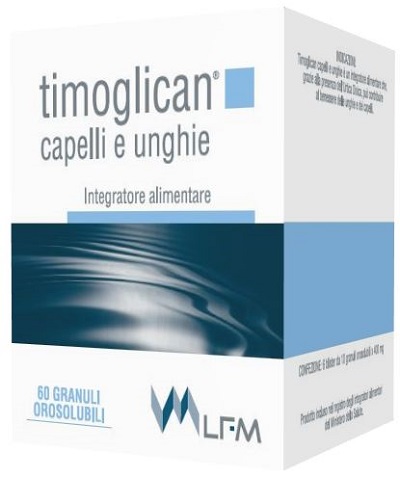TIMOGLICAN CAPELLI E UNGHIE 60 GRANULI 24 G - Farmacia Dott. Pasquale Russo