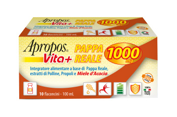 APROPOS VITA+ PAPPA REALE 1000MG 10 FLACONCINI DA 10 ML - Farmacia Dott. Pasquale Russo