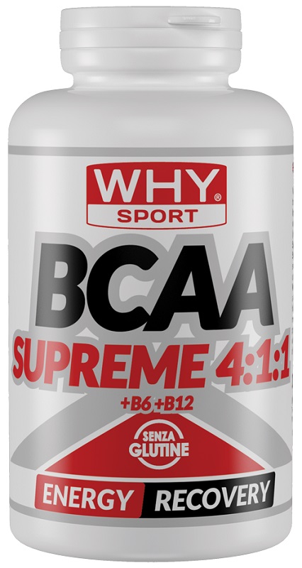 WHYSPORT BCAA SUPREME 4:1:1 + B6 + B12 200 COMPRESSE - Farmacia Dott. Pasquale Russo