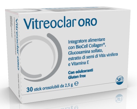 VITREOCLAR ORO 30 BUSTINE OROSOLUBILI DA 2,5 G - Farmacia Dott. Pasquale Russo