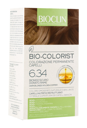 BIOCLIN BIO COLORIST 6,34 BIONDO SCURO DORATO RAME - Farmacia Dott. Pasquale Russo