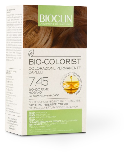 BIOCLIN BIO COLORIST 7,45 BIONDO RAME MOGANO - Farmacia Dott. Pasquale Russo