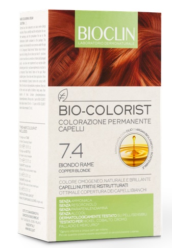 BIOCLIN BIO COLORIST 7,4 BIONDO RAME - Farmacia Dott. Pasquale Russo