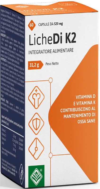 LICHEDI K2 60 CAPSULE - Farmacia Dott. Pasquale Russo