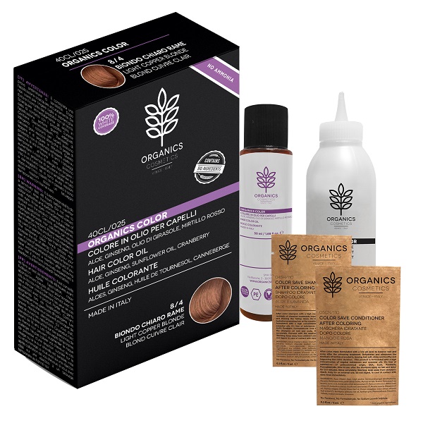ORGANICS PHARM ORGANICS COLOR 8/4 BIONDO CHIARO RAME - Farmacia Dott. Pasquale Russo