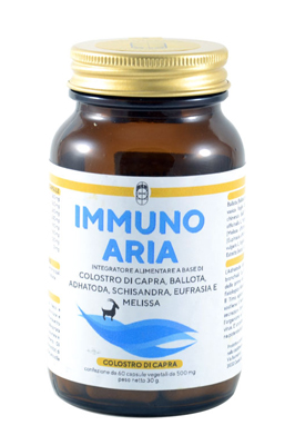 IMMUNO ARIA COLOSTRO DI CAPRA RESPIRAZIONE 60 CAPSULE VEGETALI - Farmacia Dott. Pasquale Russo