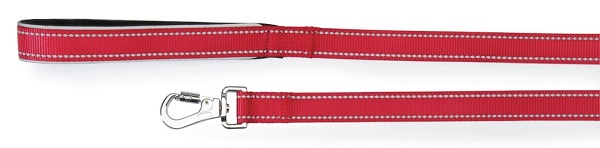 GUINZAGLIO REFLEX CON MANIGLIA IN NEOPRENE ROSSO 15 X 1200 MM - Farmacia Dott. Pasquale Russo