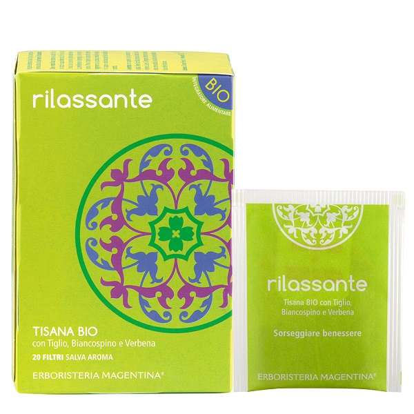 TISANA RILASSANTE BIO 20 FILTRI - Farmacia Dott. Pasquale Russo