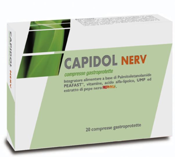 CAPIDOL NERV 20 COMPRESSE GASTROPROTETTE - Farmacia Dott. Pasquale Russo