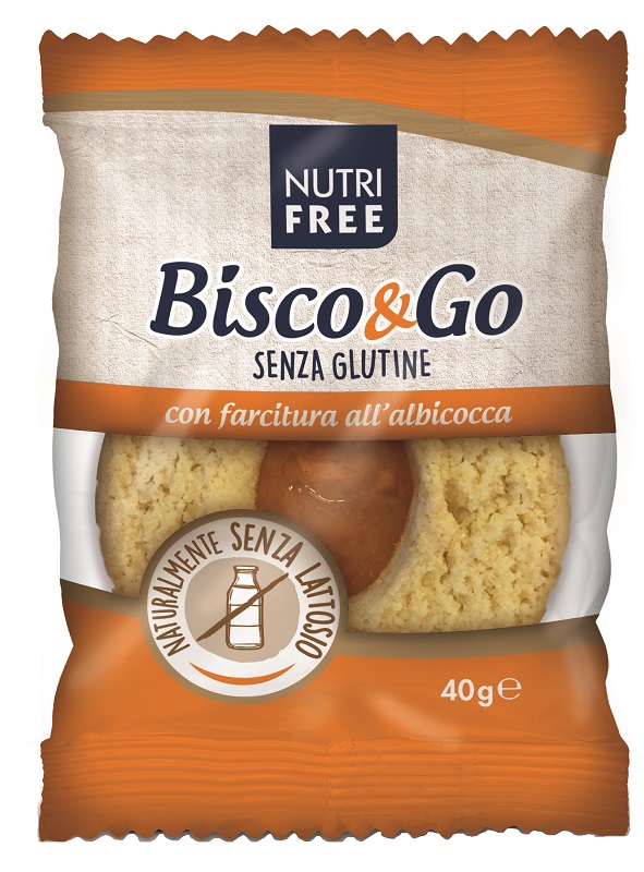 NUTRIFREE BISCO&GO CON FARCITURA ALL'ALBICOCCA 40 G - Farmacia Dott. Pasquale Russo