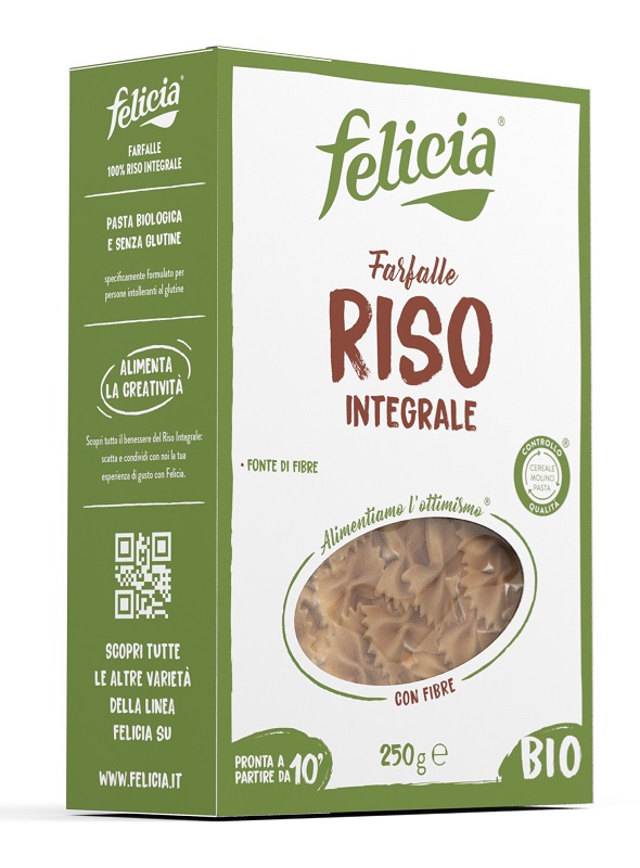 FELICIA FARFALLE RISO INTEGRALE 250 G - Farmacia Dott. Pasquale Russo