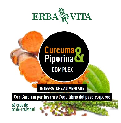 CURCUMA&PIPERINA COMPLEX 60 CAPSULE - Farmacia Dott. Pasquale Russo