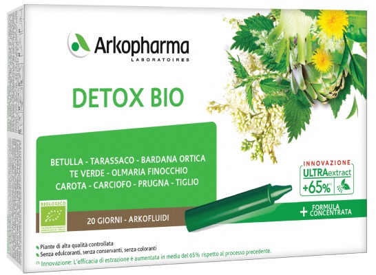 ARKOFLUIDI DETOX BIO 20 FIALE - Farmacia Dott. Pasquale Russo