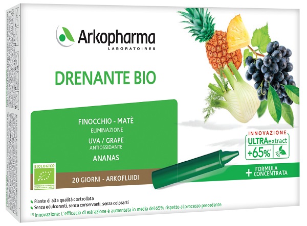 ARKOFLUIDI DRENANTE BIO 20 FIALE - Farmacia Dott. Pasquale Russo