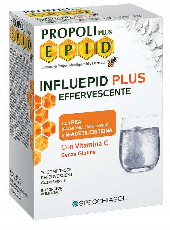 INFLUEPID PLUS EFFERVESCENTE PEA 20 COMPRESSE - Farmacia Dott. Pasquale Russo