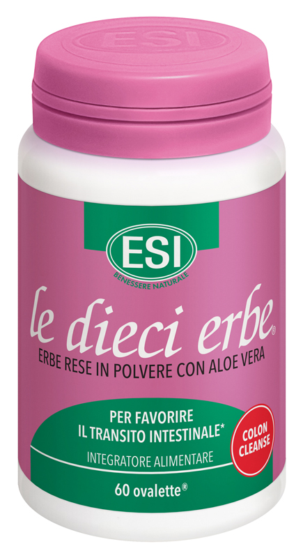 ESI LE DIECI ERBE COLON CLEANSE 60 OVALETTE - Farmacia Dott. Pasquale Russo