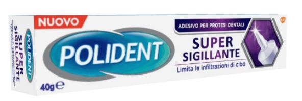 POLIDENT SUPER TENUTA+SIGILLANTE ADESIVO PROTESI DENTALE 40 G - Farmacia Dott. Pasquale Russo