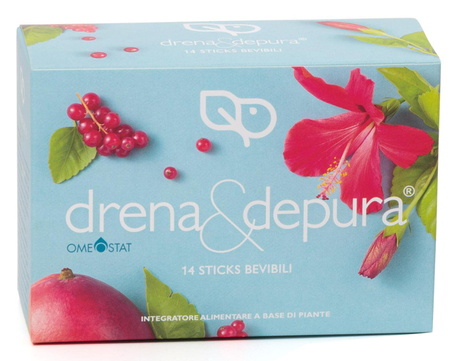 DRENA&DEPURA OMEOSTAT 14 STICK - Farmacia Dott. Pasquale Russo