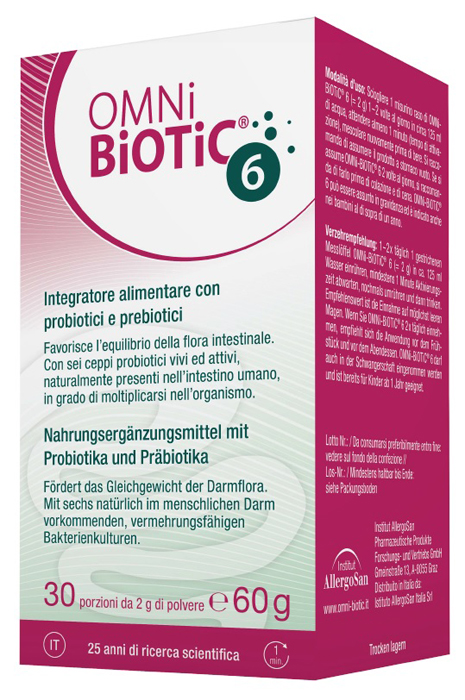 OMNI BIOTIC 6 BARATTOLO 60 G - Farmacia Dott. Pasquale Russo