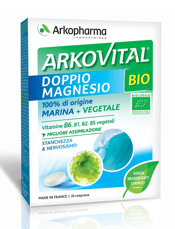 ARKOVITAL DOPPIO MAGNESIO BIO 30 COMPRESSE - Farmacia Dott. Pasquale Russo
