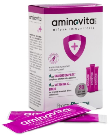 AMINOVITA PLUS DIFESE IMMUNITARIE 20 STICK PACK X 2,5 G - Farmacia Dott. Pasquale Russo