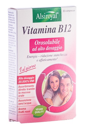VITAMINA B12 OROSOLUBILE 30 COMPRESSE - Farmacia Dott. Pasquale Russo