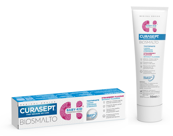 CURASEPT BIOSMALTO BABY KID SENZA FLUORO 50 ML - Farmacia Dott. Pasquale Russo